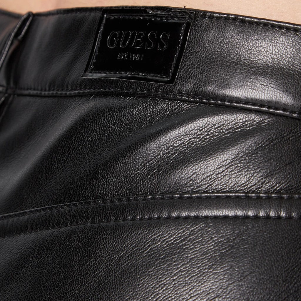 Guess Straight Fit Women EcoLeather Trouser W3RA0M-WF8P0