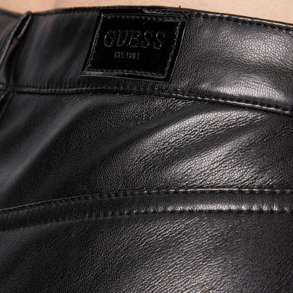 Guess Straight Fit Women EcoLeather Trouser W3RA0M-WF8P0