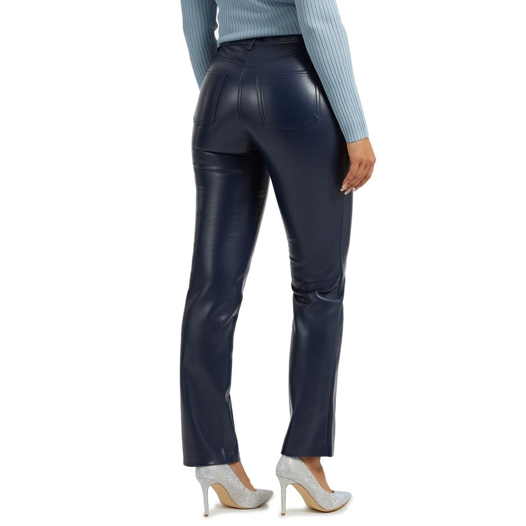 Guess Straight Fit Women EcoLeather Trouser W3RA0M-WF8P0