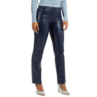 Guess Straight Fit Women EcoLeather Trouser W3RA0M-WF8P0