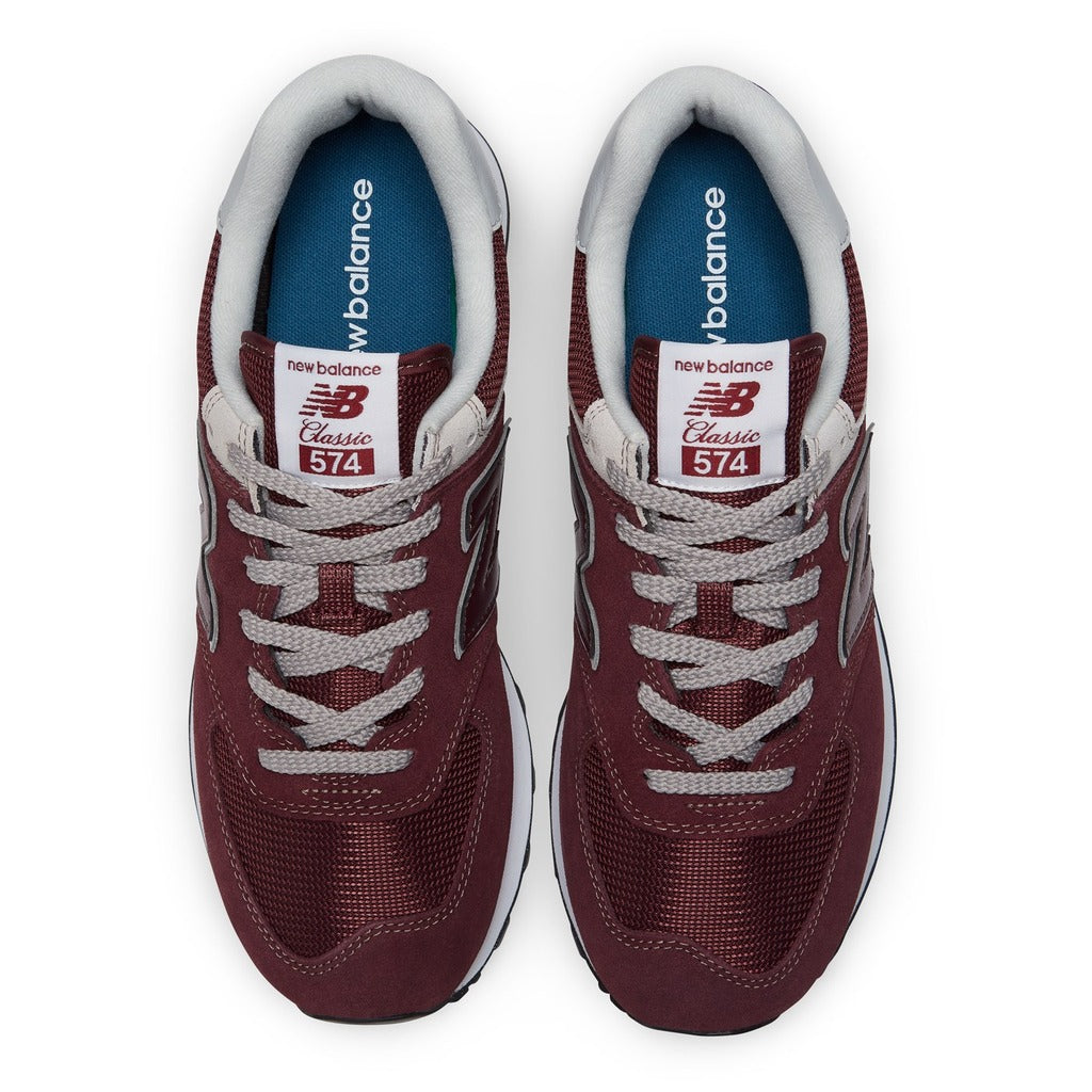 New Balance 574 Core – ML574EVM (Burgundy/White)