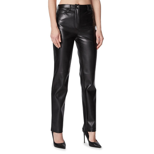 Guess Straight Fit Women EcoLeather Trouser W3RA0M-WF8P0