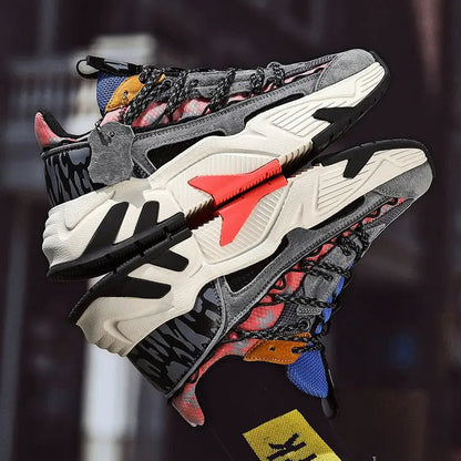 Men's Athletic Walking Style Casual Shoes with Custom Logo - Sneakers for Men