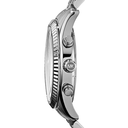 Michael Kors Men’s Watch Stainless Steel Silver Strap With Blue Dial MK8280