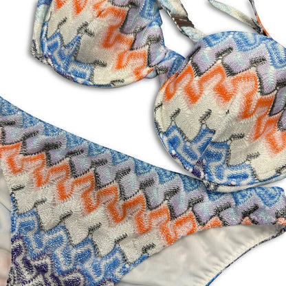 Missoni Classic Bikini Multicolour With Blue Base
