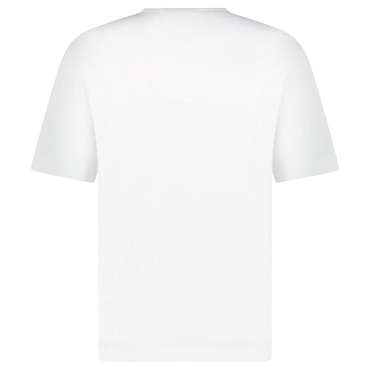 Missoni Sport Knitted Insert Logo T-Shirt White Heritage
