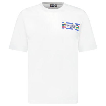 Missoni Sport Logo Crewneck T-Shirt White