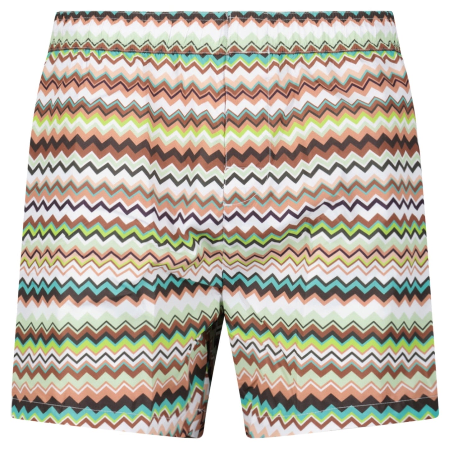 Missoni Zig Zag Swim Shorts Multi Green And Brown