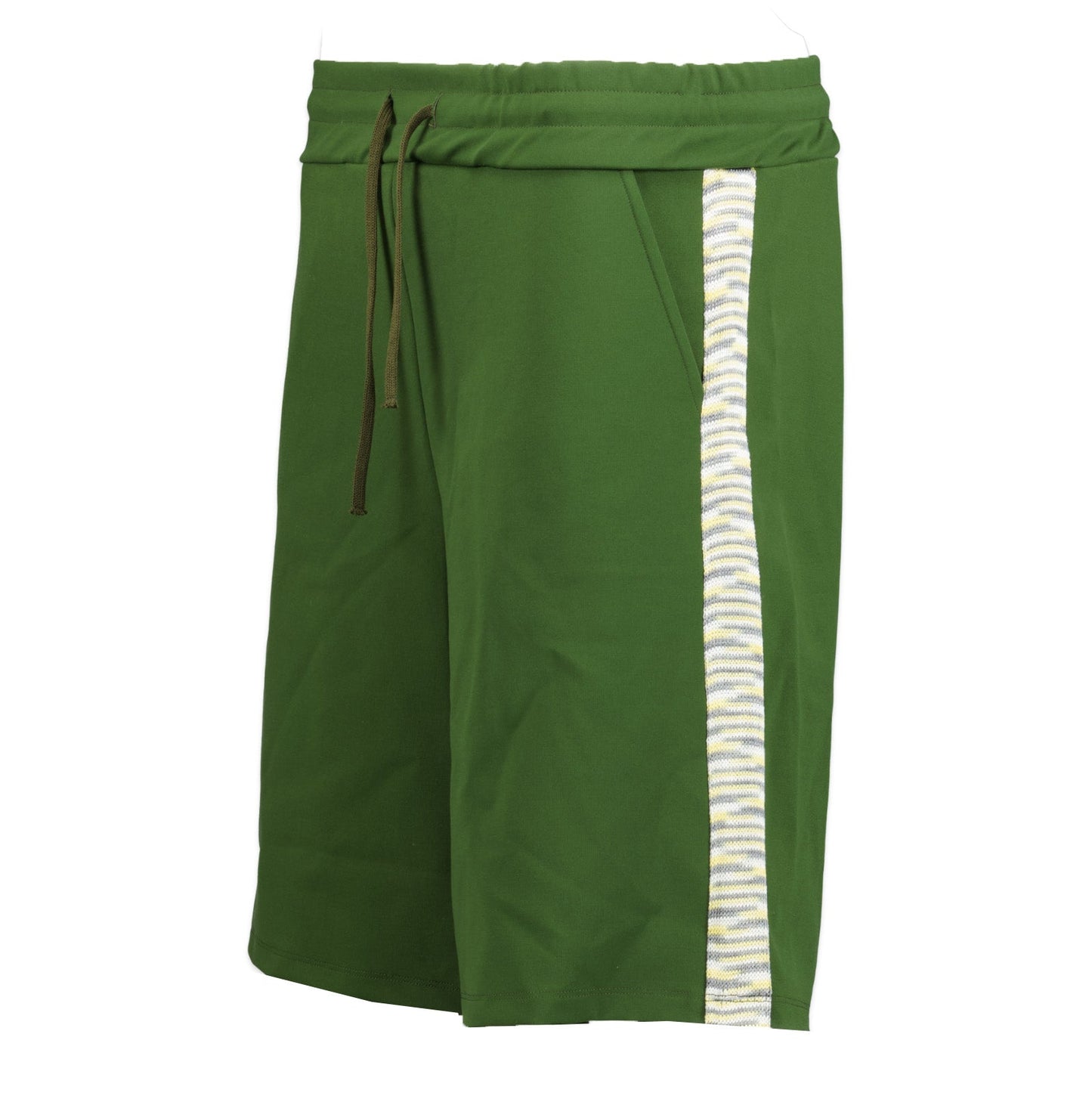Missoni Side Zigzag Pattern Shorts Green