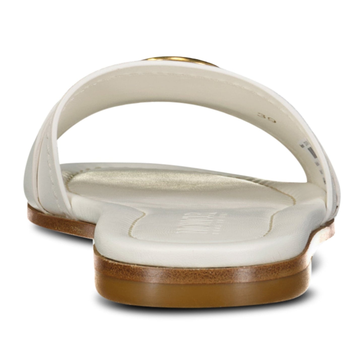 Moncler Bell Slides in White
