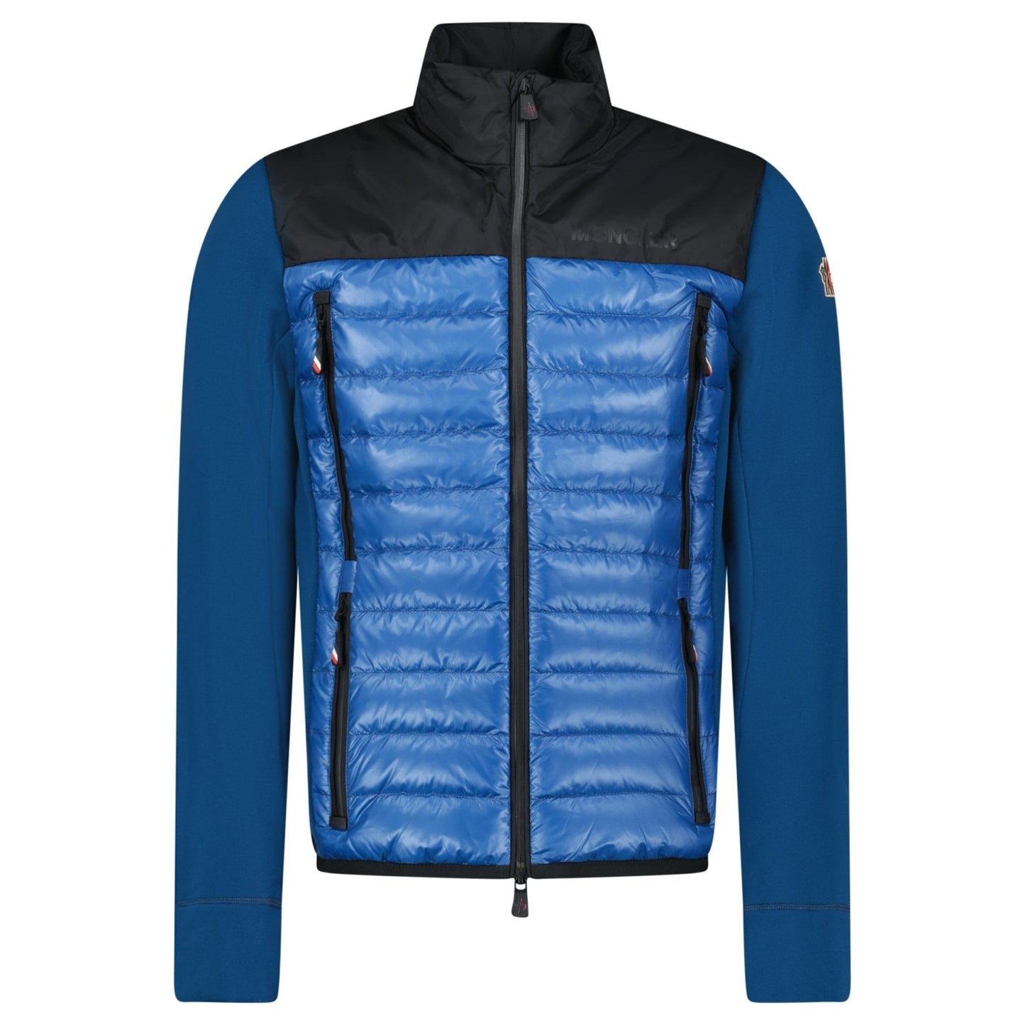 Moncler Grenoble Hybrid Ski Jacket in Blue/Black