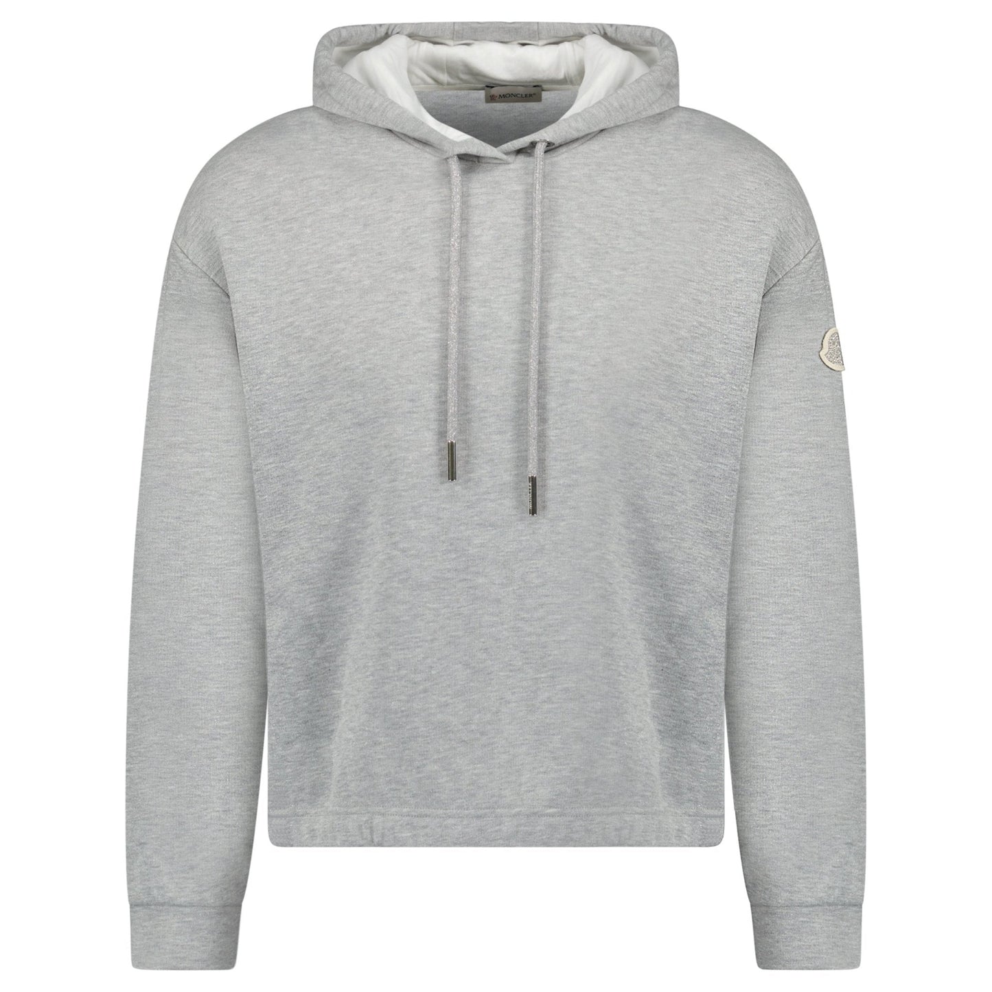 Moncler Logo Patch Hoodie in Grey