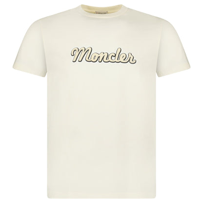 Moncler Logo T-Shirt Cream