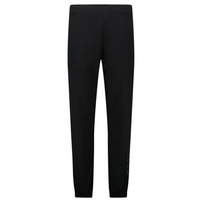 Moncler Side Reflective Writing Logo Sweatpants Black