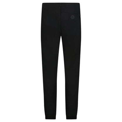 Moncler Side Reflective Writing Logo Sweatpants Black