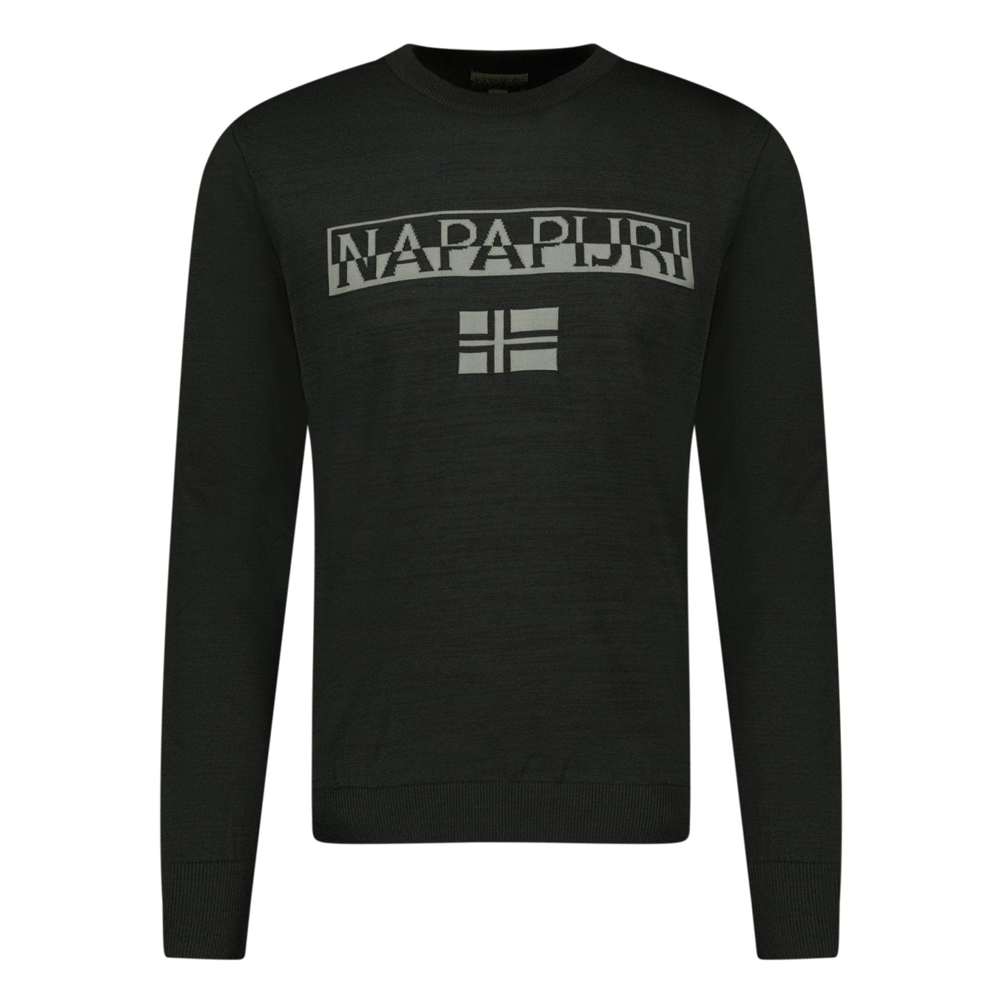 Napapijri Durras Crewneck Jumper Black & Grey