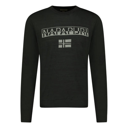 Napapijri Durras Crewneck Jumper Black & Grey