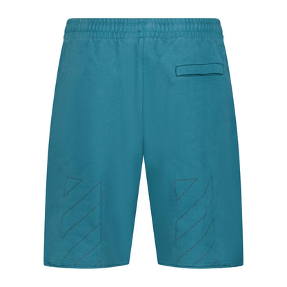 Off-White Bermuda Cotton Shorts