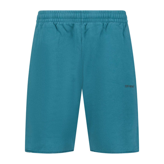Off-White Bermuda Cotton Shorts