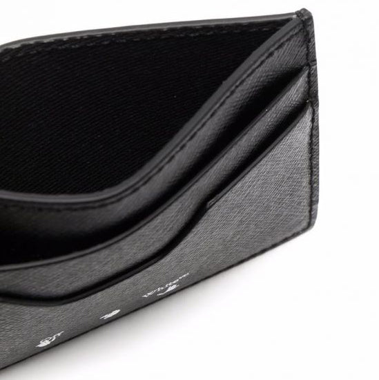 Off-White Binder Diag Saff Card Case Holder Black & White