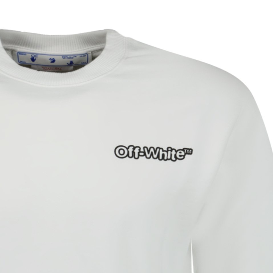 Off-White 'Blur' Sweatshirt White