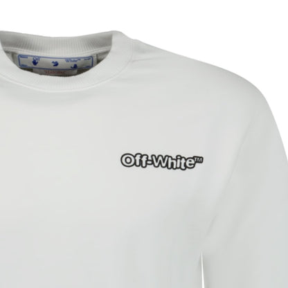 Off-White 'Blur' Sweatshirt White