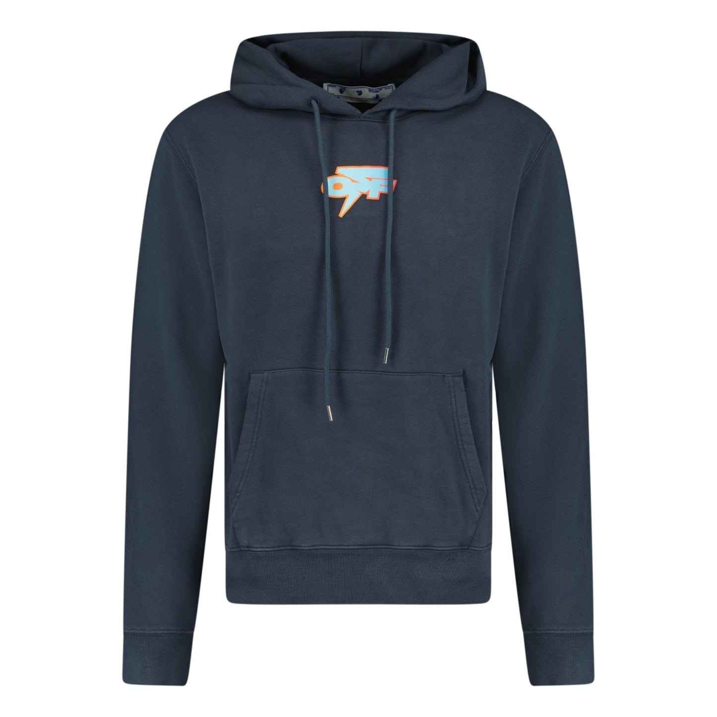 Off-White Degrade Thunder Slim Hoodie 'Outer Space' Navy