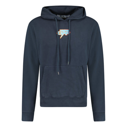 Off-White Degrade Thunder Slim Hoodie 'Outer Space' Navy