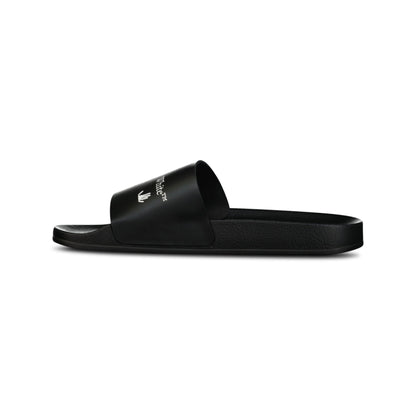 Off-White White Drowning Man Sliders Black