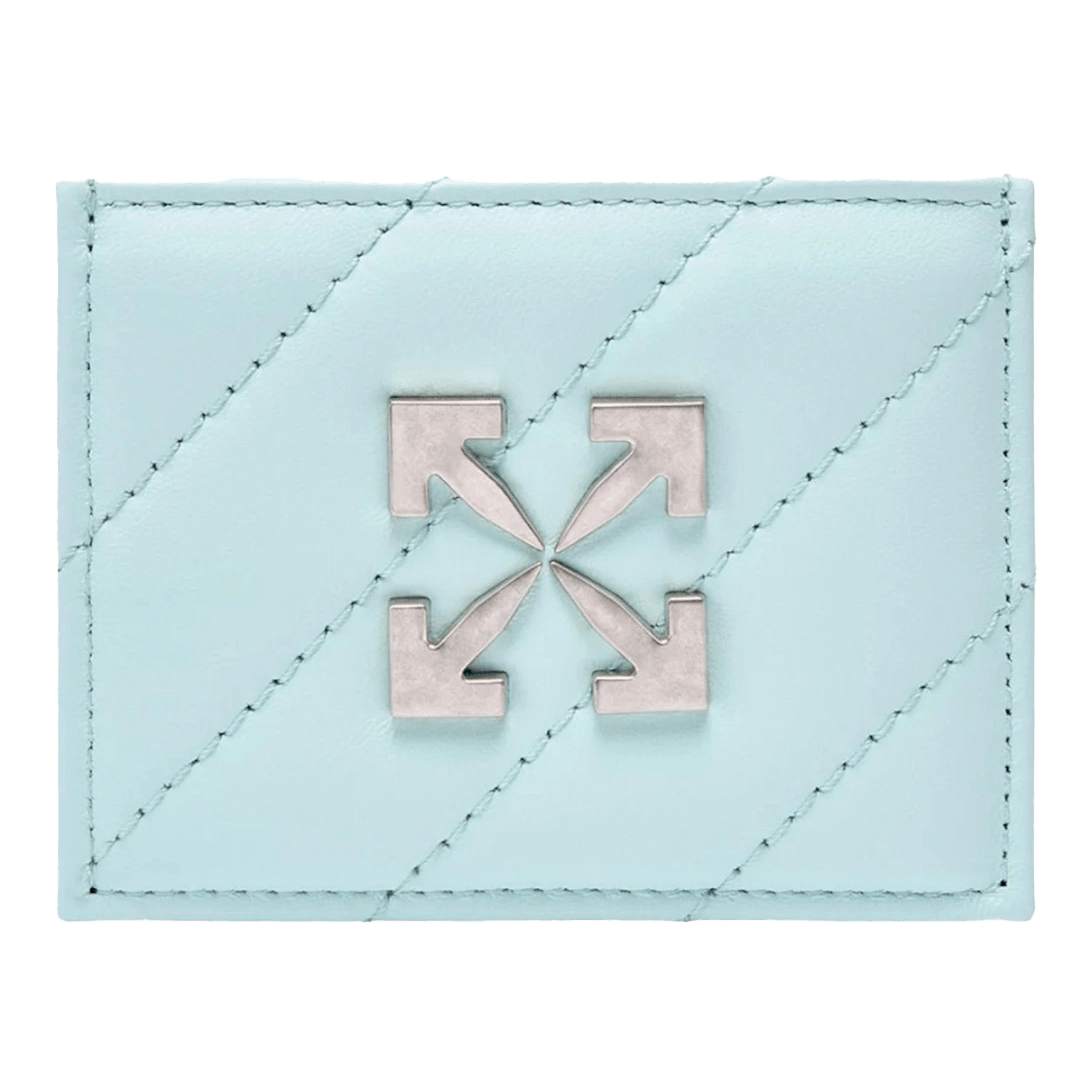 Off-White Jackhammer Card Holder Light Blue