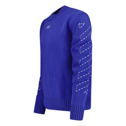 Off-White Knitted Jumper Blue
