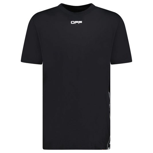 Off-White Logo Band Sport T-Shirt Black
