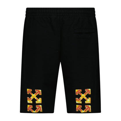 Off-White Gold Metal Arrow Shorts Black