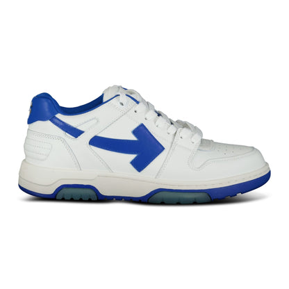 Off-White Out Of Office Low-Top Leather Trainers Blue & White