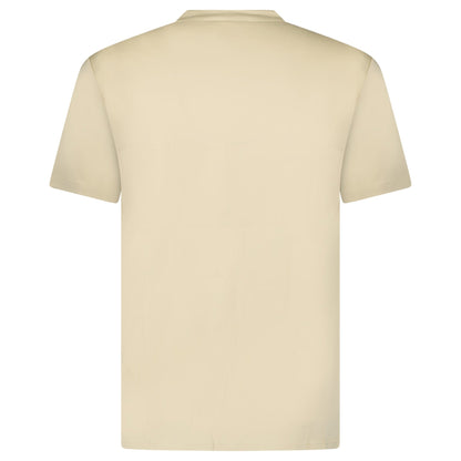 Plain Label Mercerized Cotton T-Shirt Yellow