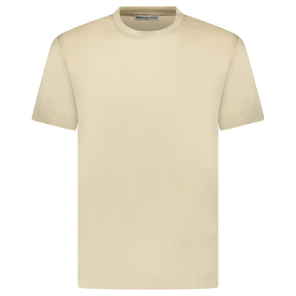 Plain Label Mercerized Cotton T-Shirt Yellow
