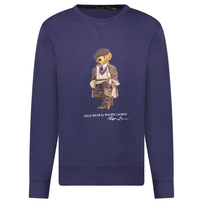 Polo Ralph Lauren Bear Crew Sweatshirt in Navy