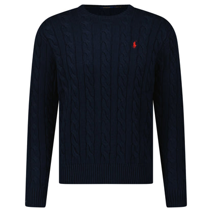 Polo Ralph Lauren Cable Knit Sweater in Navy