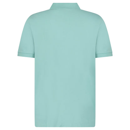 Polo Ralph Lauren Cotton Mesh Custom Slim Fit Polo Shirt in Celadon