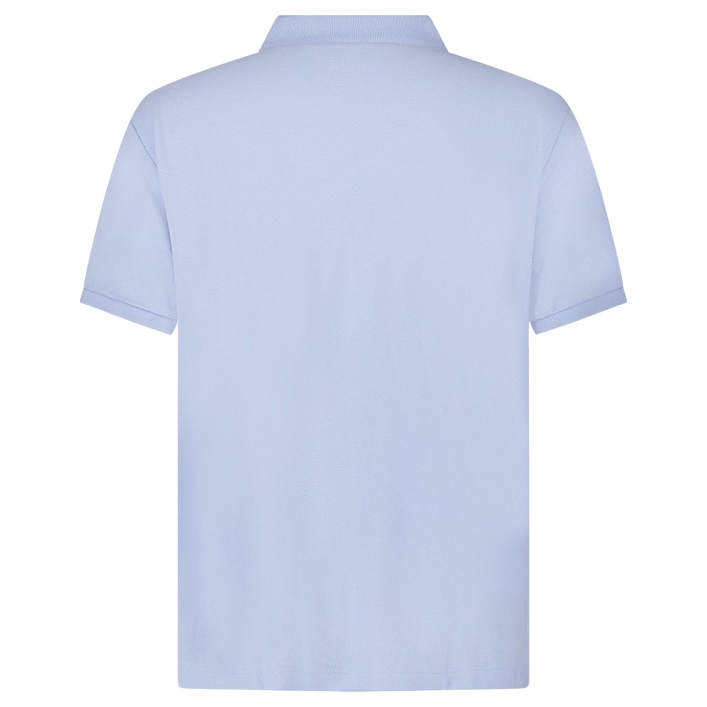 Polo Ralph Lauren Cotton Mesh Custom Slim Fit Polo Shirt in Light Blue