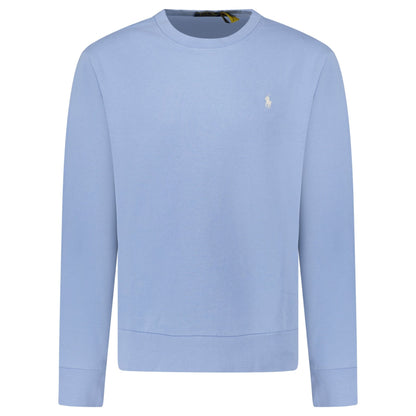 Polo Ralph Lauren Fleece Crew Sweatshirt in Light Blue