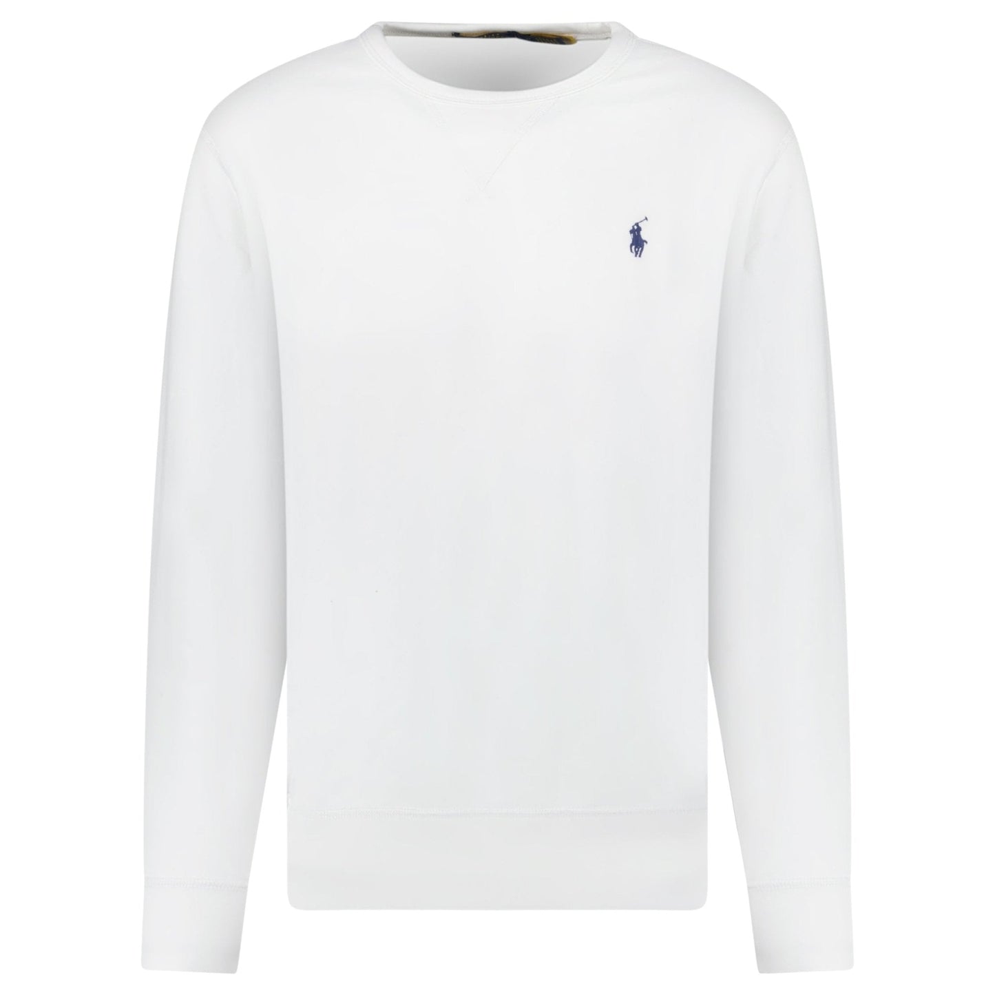 Polo Ralph Lauren Fleece Crew Sweatshirt in White