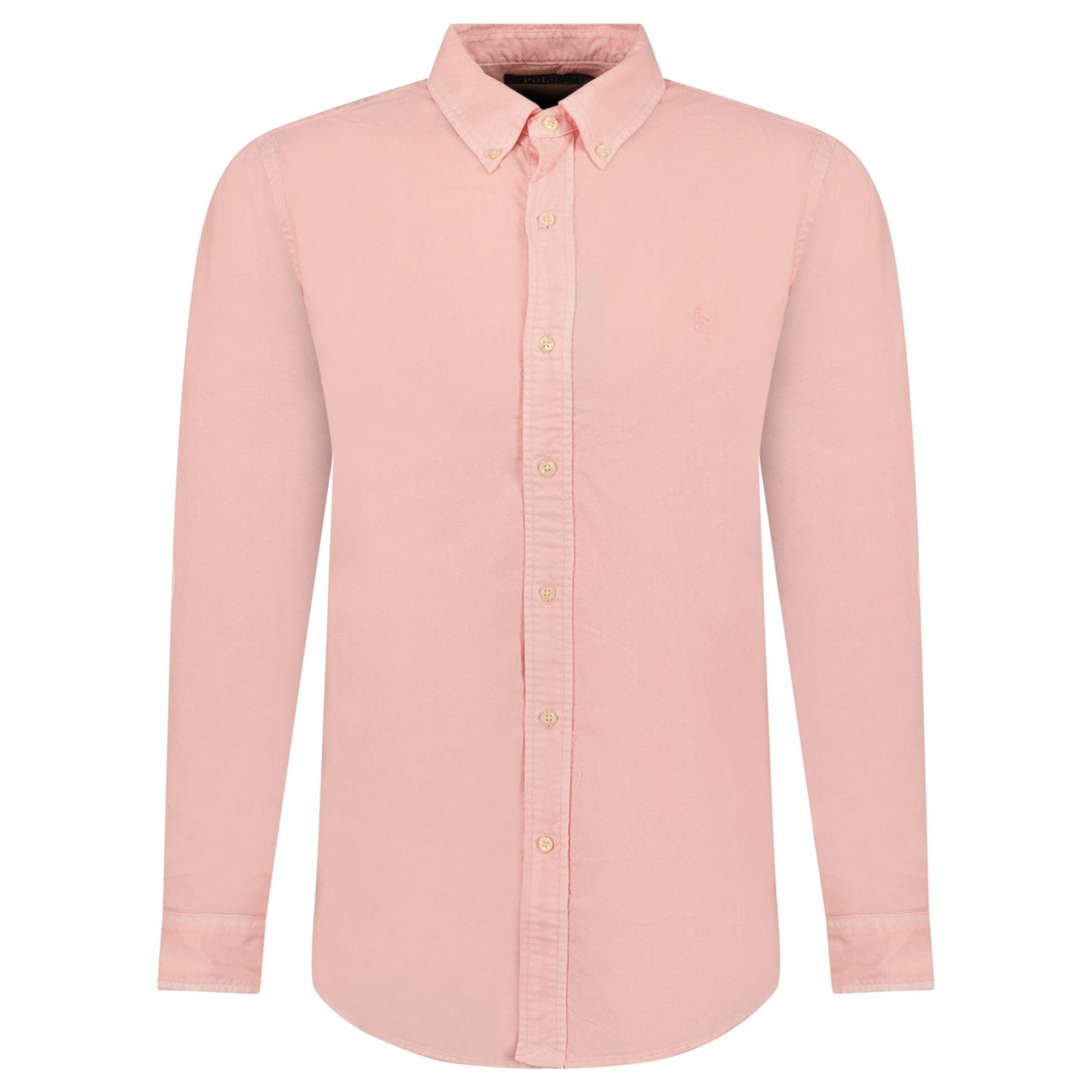 Polo Ralph Lauren Custom Fit Long Sleeve Sport Shirt in Rose