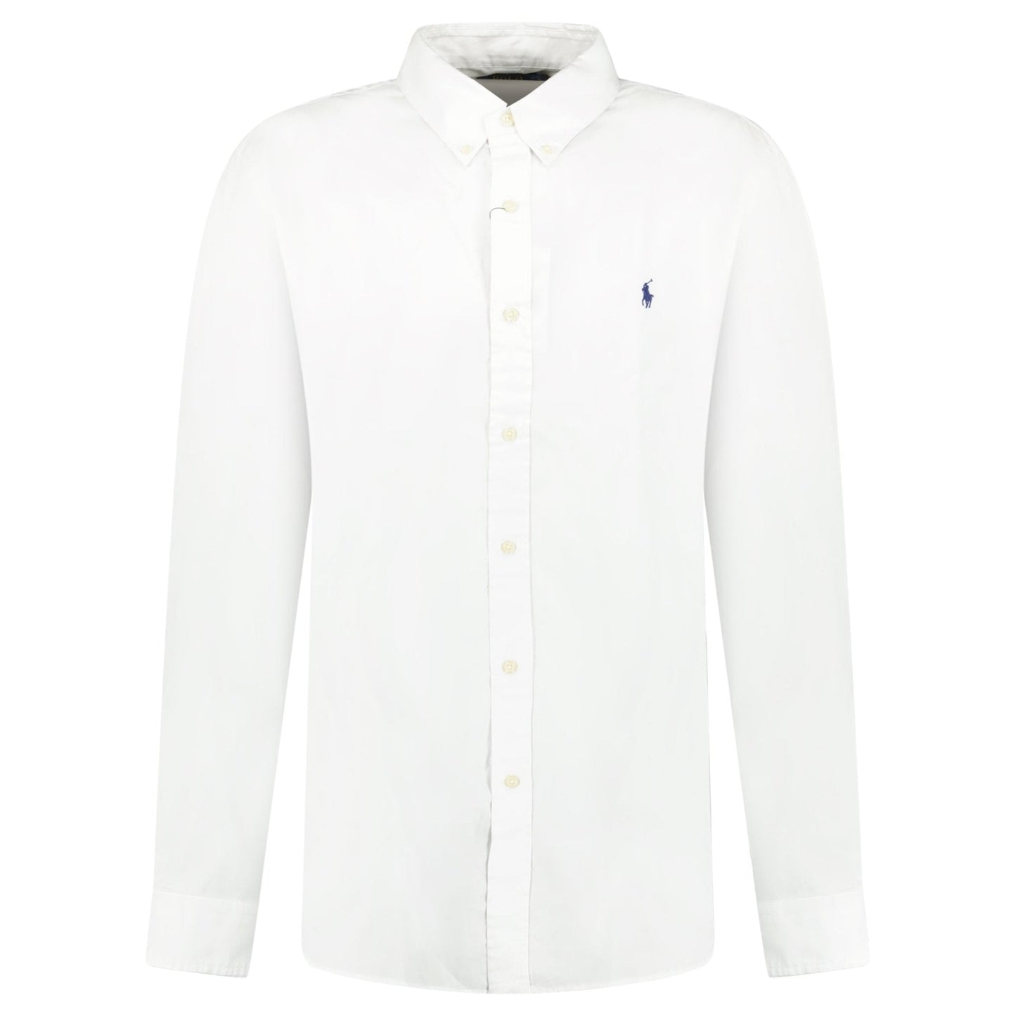 Polo Ralph Lauren Slim Fit Stretch Long Sleeve Sport Shirt White