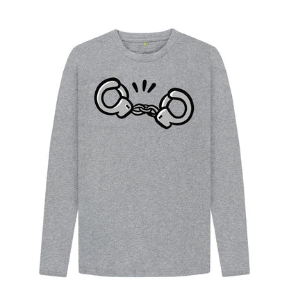 Men 'Empower' Hand cuff Print long Sleeve T-Shirt