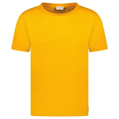 Saint Laurent Patch Logo T-Shirt Orange