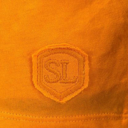 Saint Laurent Patch Logo T-Shirt Orange