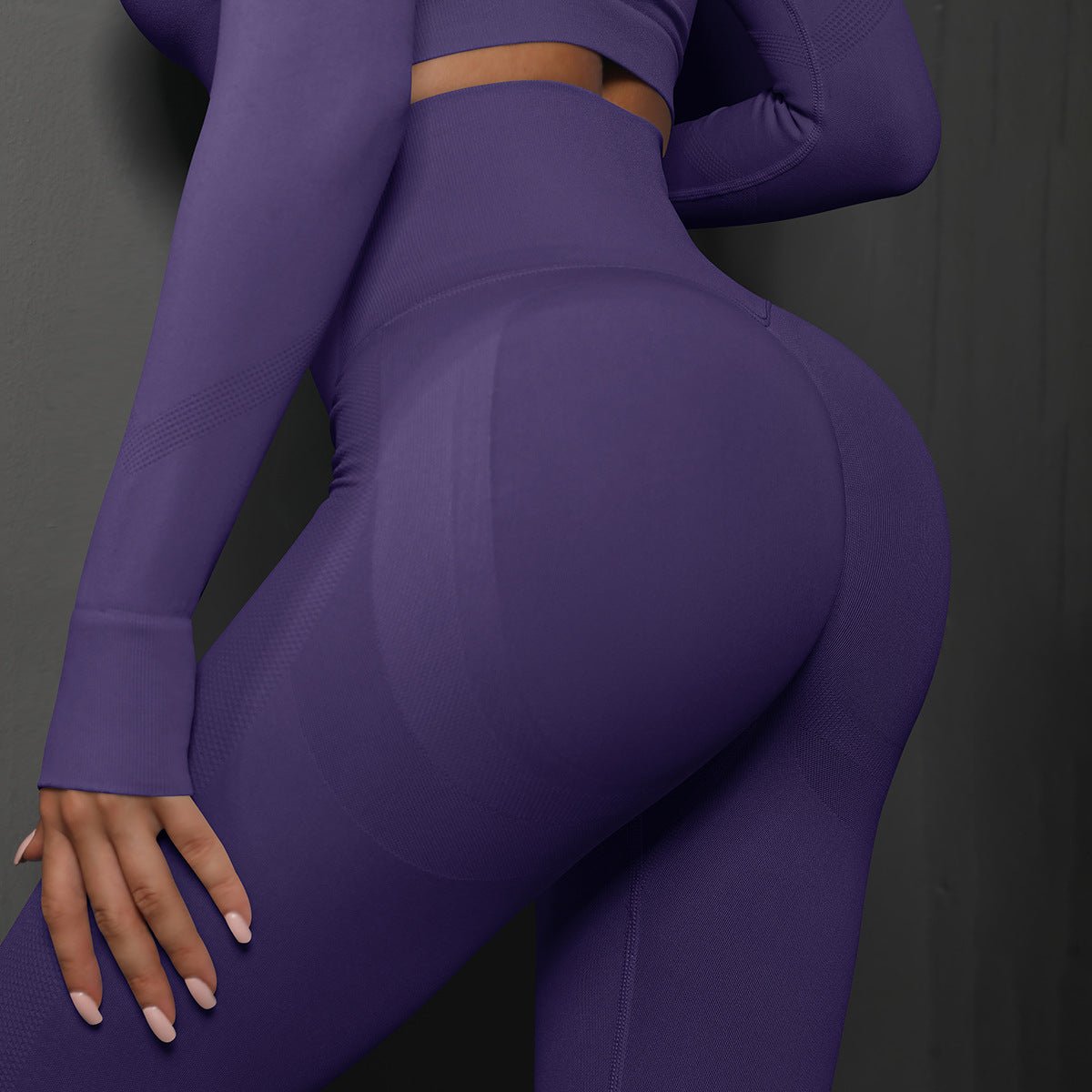 Seamless Leggings for Women - High Waist Full Length Solid Color Workout Pants for Gym & Running