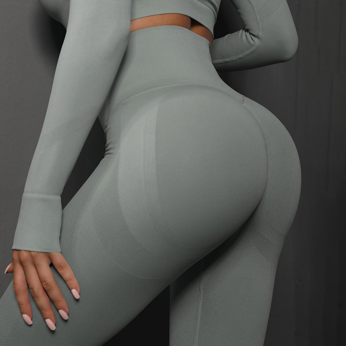 Seamless Leggings for Women - High Waist Full Length Solid Color Workout Pants for Gym & Running