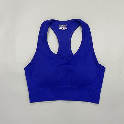 Seamless Sports Bra Set with Peach Hip Trousers – Super Stretch Long Sleeve Yoga Outfit S, M, L